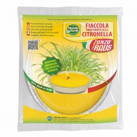 ZANZA RAUS FIACCOLA SINGOLA ALLA CITRONELLA IN STAGNOLA